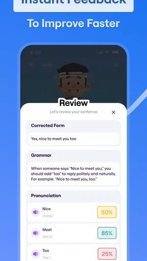 LunaSpeak: AI Speaking Coach screenshot