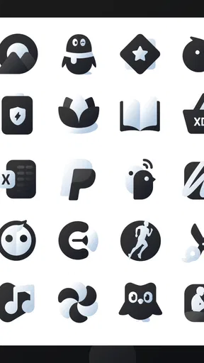 Black Icon Pack : LuX screenshot