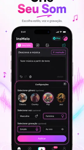 InsMelo - Criar Música com IA screenshot