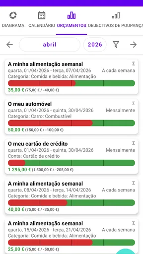 Meu orçamento Pro screenshot