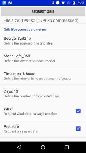 Marine Weather Pro| SailGrib screenshot