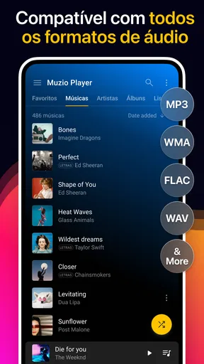 Reprodutor de música & MP3 screenshot