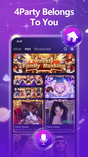 4Party: Voice Chat & Friends screenshot