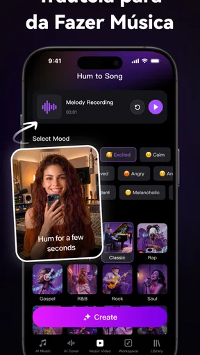 SingUp: Gerador de Música IA screenshot