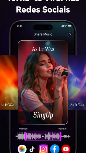 SingUp: Gerador de Música IA screenshot