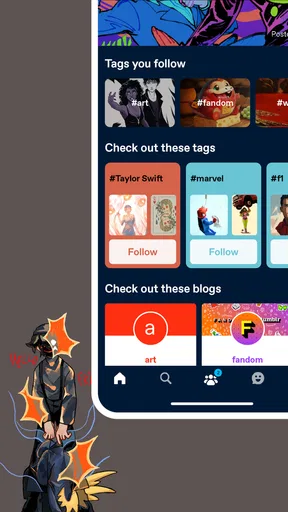 Tumblr – Fandom, Art, Chaos screenshot