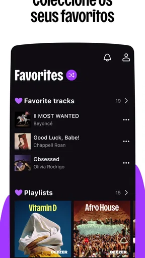 Deezer: Ouvir Música e Podcast screenshot