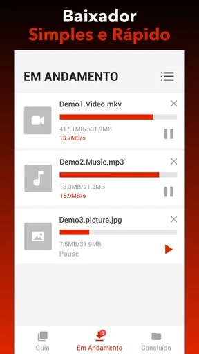 Baixador de Vídeos screenshot