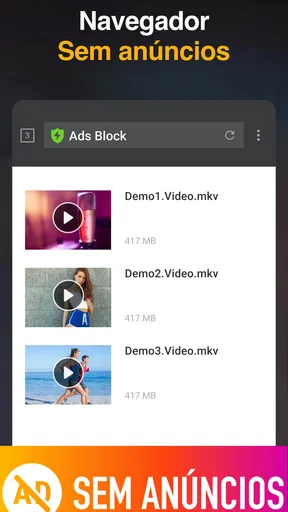 App Baixador de Vídeos em HD screenshot