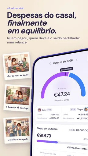 Despesas do Casal · Balance screenshot
