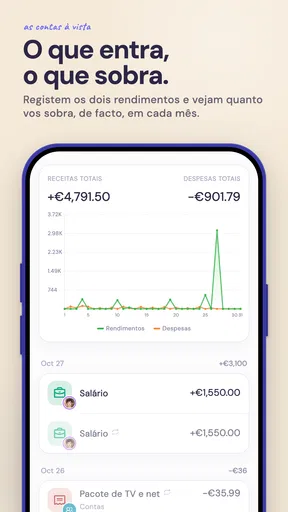 Despesas do Casal · Balance screenshot