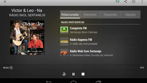 TuneIn Rádio: Música, Esportes screenshot