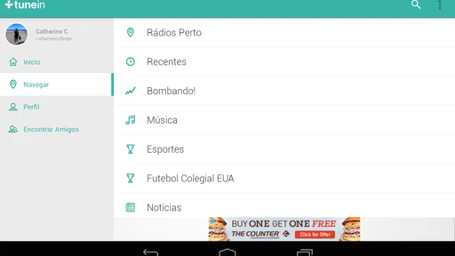 TuneIn Rádio: Música, Esportes screenshot