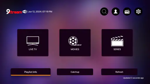 9Xtream Player - TV - Official screenshot