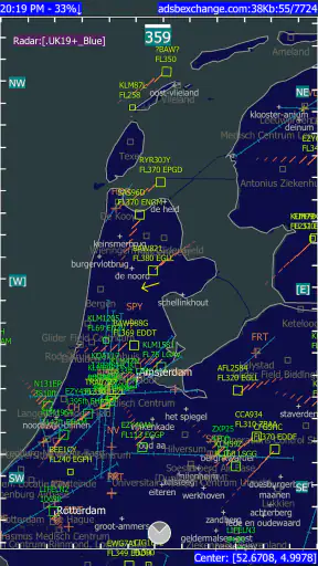 ADSB Flight Tracker screenshot