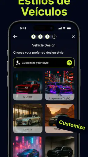 AI Car Designer Modify & Tune screenshot