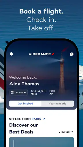 Air France - Reservar um voo screenshot