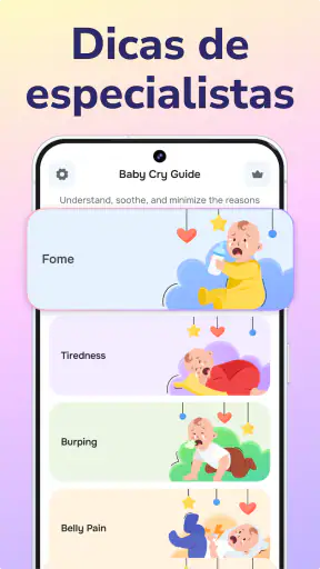 Analisador de choro de bebê screenshot