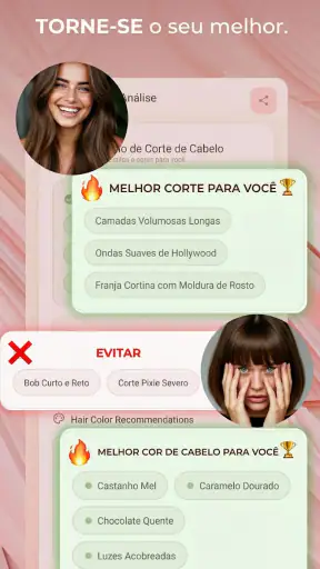 Análise de Cor e Rosto com IA screenshot