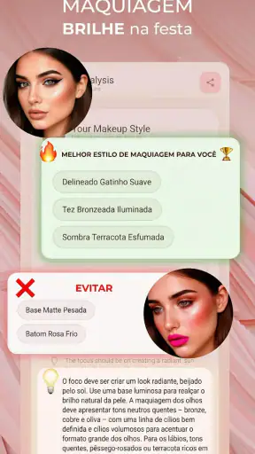 Análise de Cor e Rosto com IA screenshot
