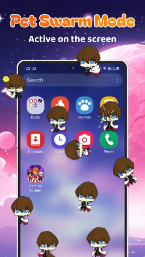 Anime Shimeji Pets On Screen screenshot