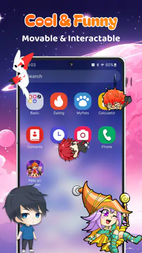 Anime Shimeji Pets On Screen screenshot