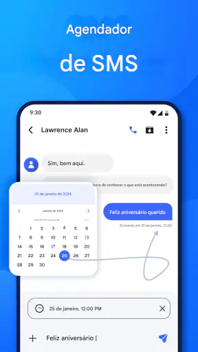 Aplicativo de mensagens SMS screenshot