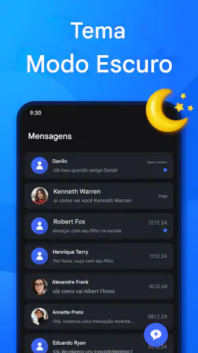 Aplicativo de mensagens SMS screenshot