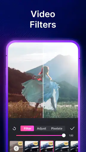 Aplicativo editor de vídeo screenshot