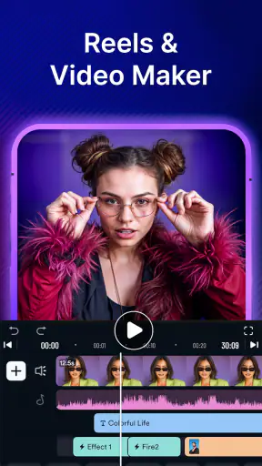 Aplicativo editor de vídeo screenshot