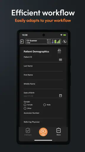 App de Ultrassom Clarius screenshot