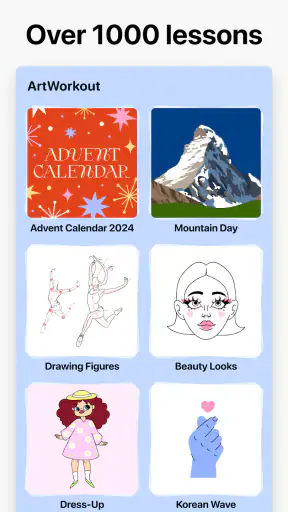 Aprenda a desenhar・ArtWorkout screenshot