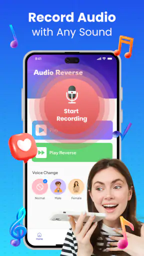 Áudio Invertido: Audio Reverse screenshot