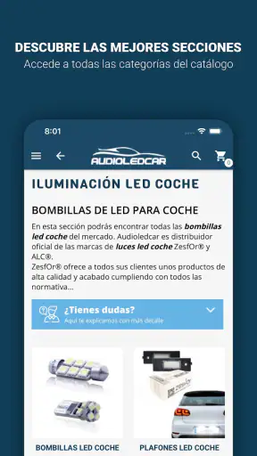 Audioledcar Accesorios Coche screenshot