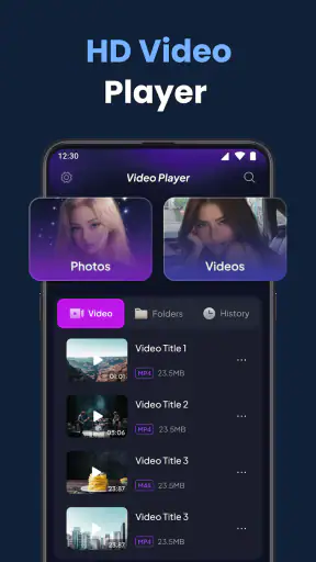 Baixador e reprodutor de vídeo screenshot