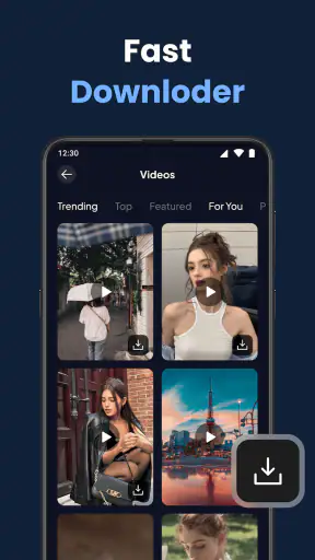 Baixador e reprodutor de vídeo screenshot