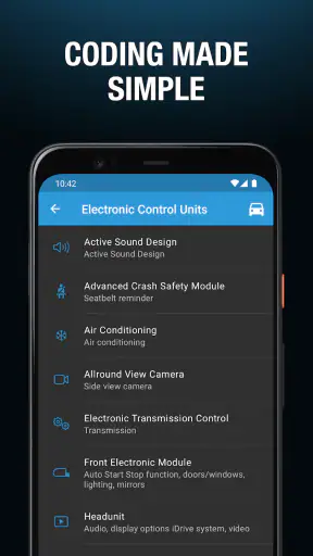 BimmerCode for BMW and MINI screenshot
