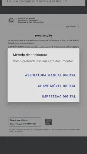 Biometrics Portal Consular screenshot