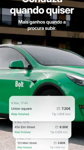 Bolt Driver: Conduza & Ganhe screenshot