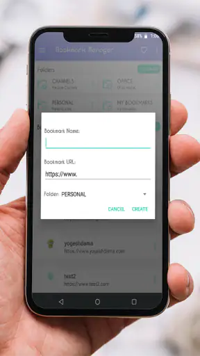 Bookmark Manager - URL manager screenshot