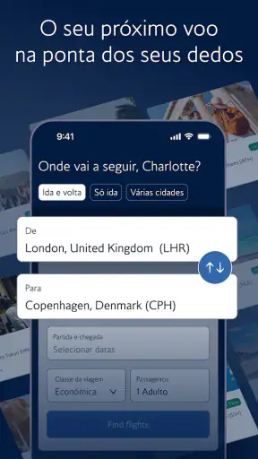 British Airways screenshot
