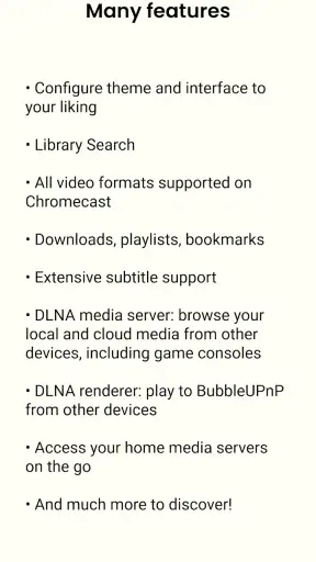 BubbleUPnP UPnP/DLNA Licença screenshot