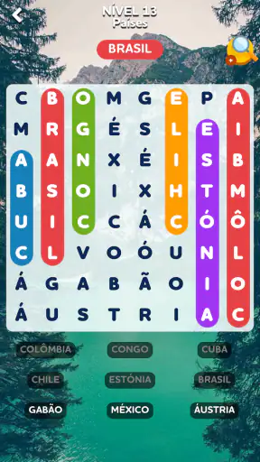 Caça palavras Brasileiro screenshot