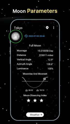 Calendário da fase da lua screenshot