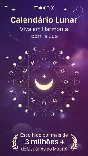 Calendário fases da lua- MoonX screenshot