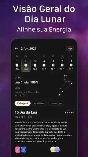 Calendário fases da lua- MoonX screenshot