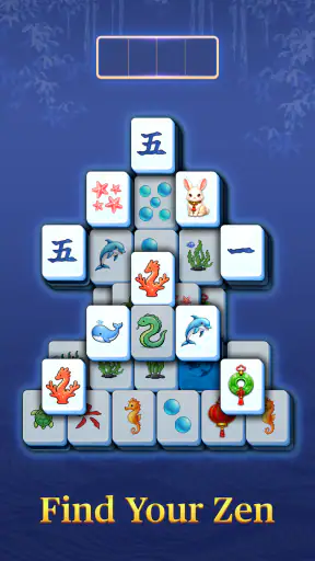 Calm Mahjong Tile Match Puzzle screenshot