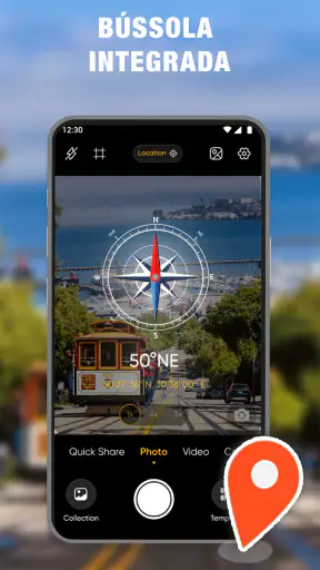 Câmara GPS: Mapa, Data e Hora screenshot