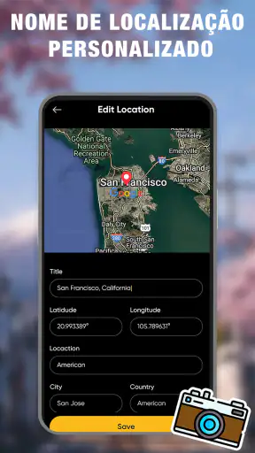 Câmara GPS: Mapa, Data e Hora screenshot