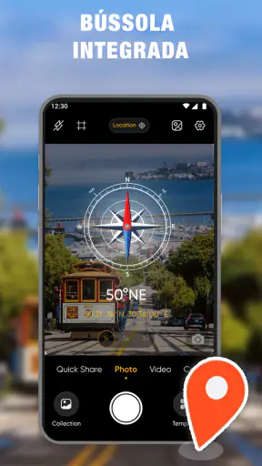 Câmara GPS: Mapa, Data e Hora screenshot